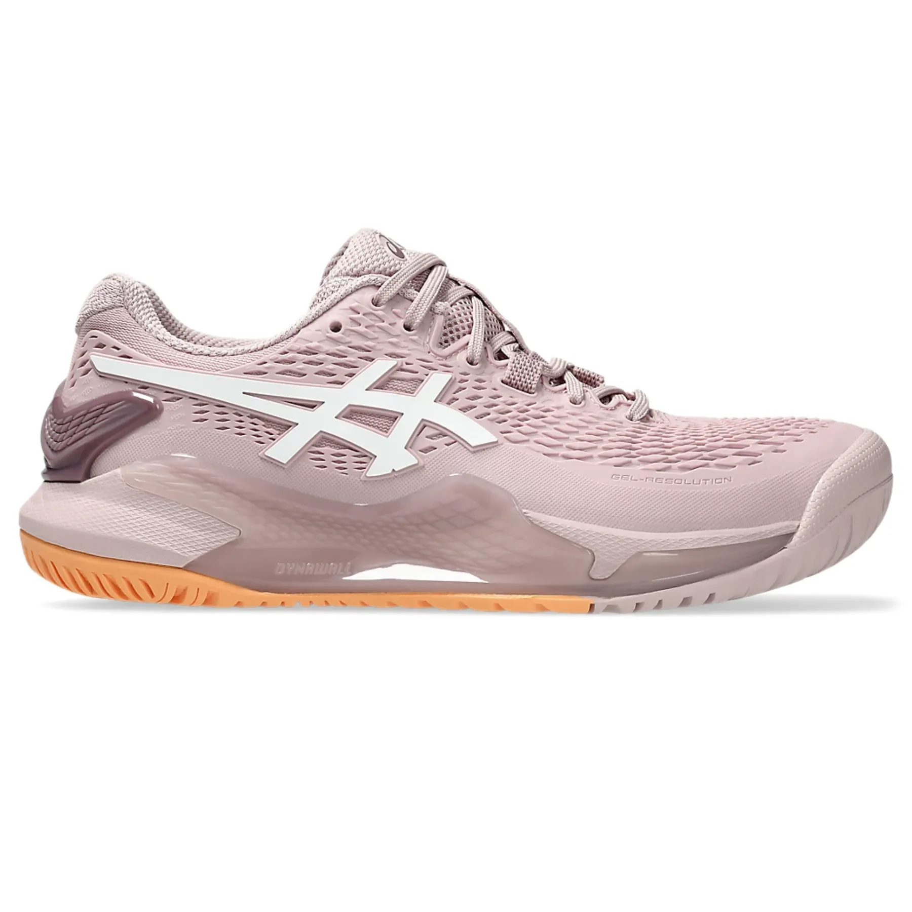 Asics Gel-Resolution 9 Wide Women Tennis Shoes - Watershed Rose/White Lightweight Midsole Construction