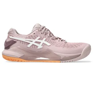 Asics Gel-Resolution 9 Wide Women Tennis Shoes - Watershed Rose/White Lightweight Midsole Construction