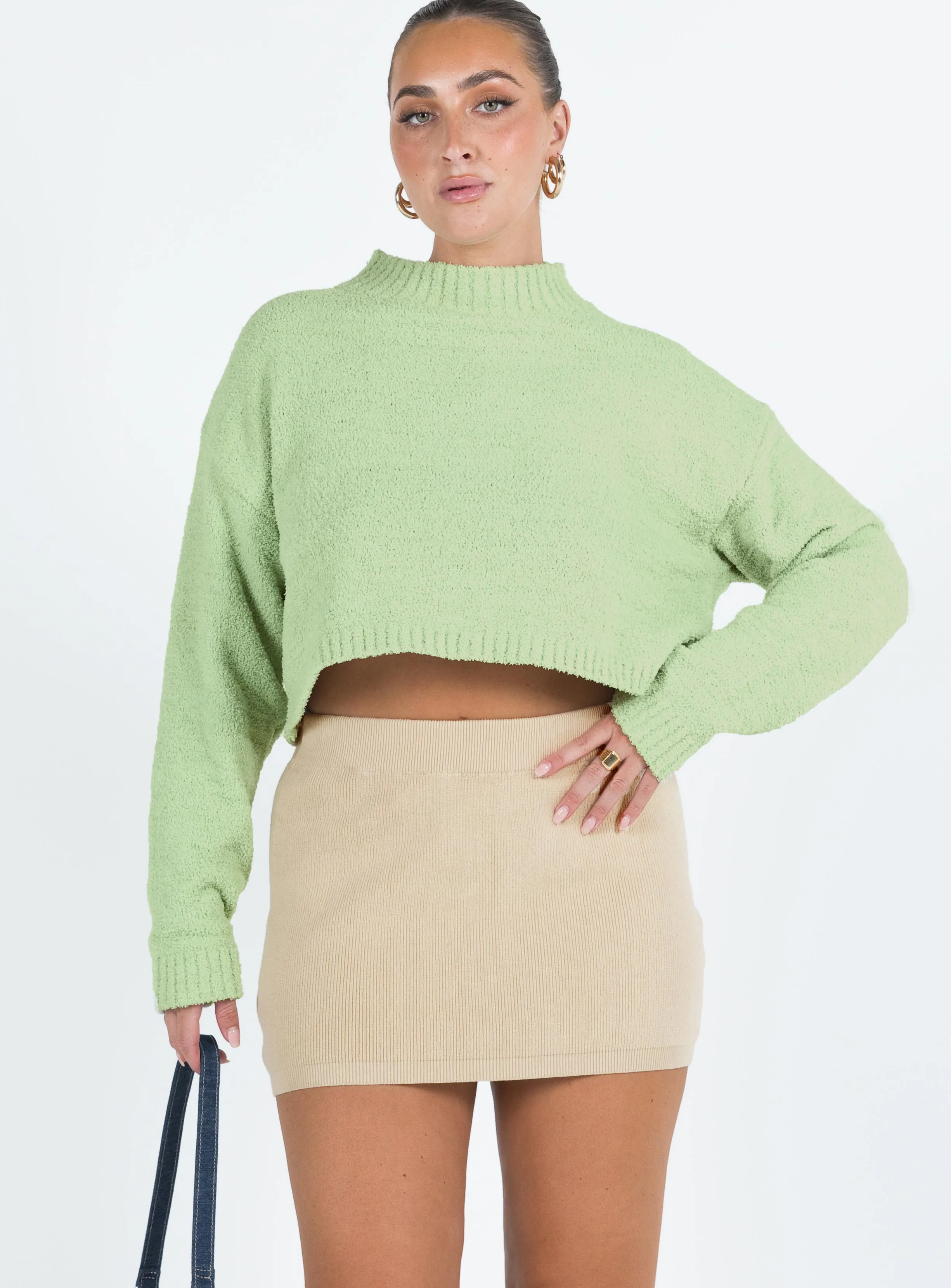 Lorentz Mini Skirt Beige Eco conscious