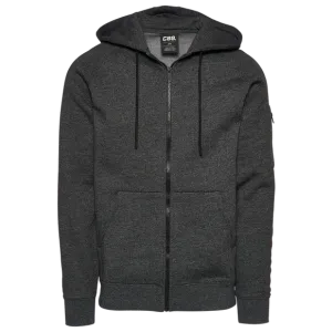 CSG Troupe Full-Zip Hoodie Heather Black Sporty Jacket