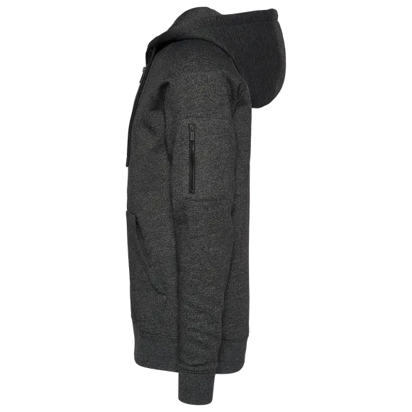 CSG Troupe Full-Zip Hoodie Heather Black product keychain convenience casual top