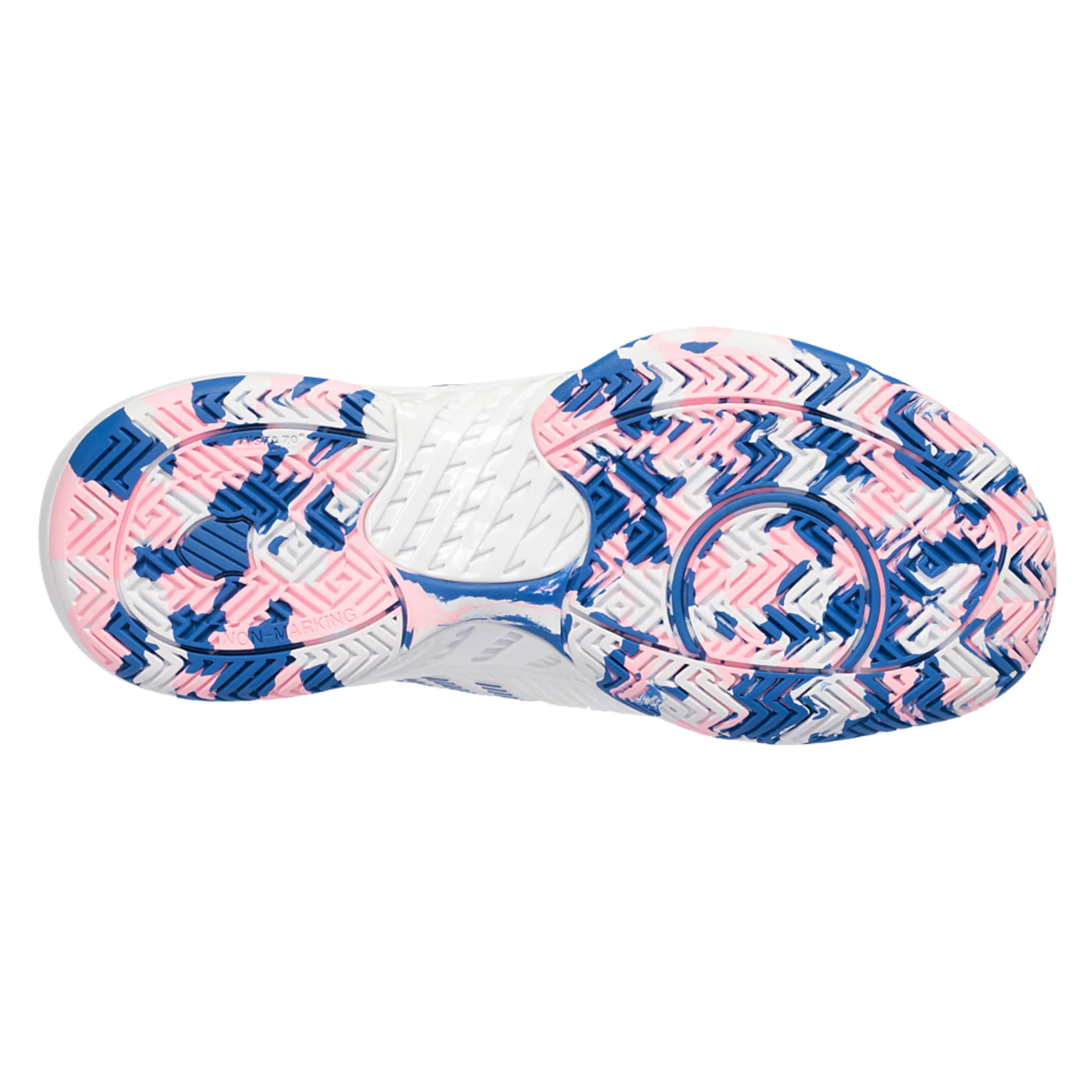 K Swiss Hypercourt Supreme  Women Tennis Shoes - White/Star Sapphire/Orchard Pink Breathable Mesh Fabric Outdoor Fitness