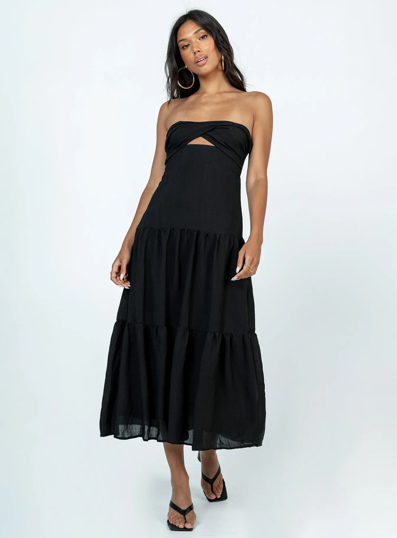Allie Maxi Dress Black Night Vibes