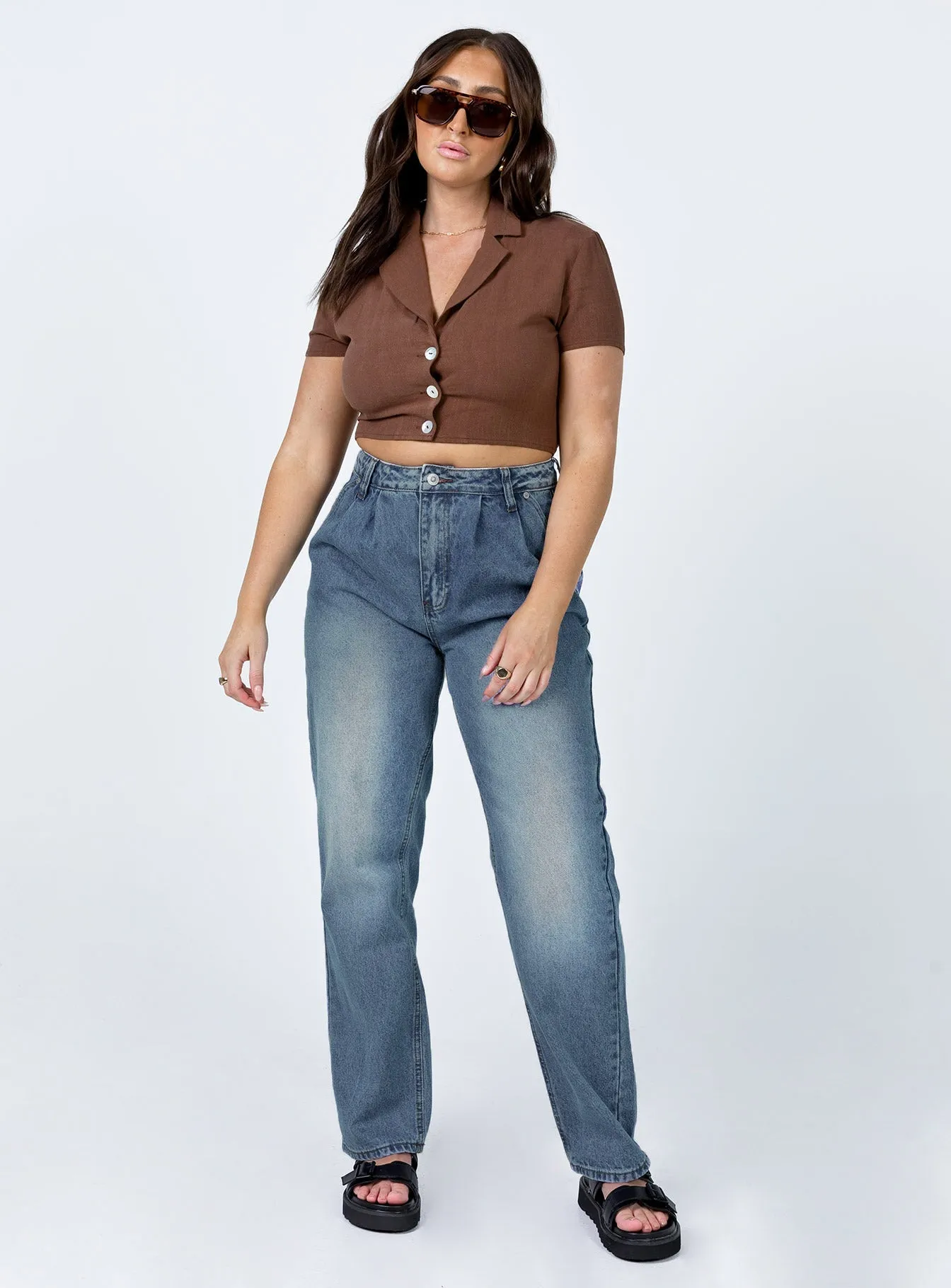 Isabelle Straight Leg Denim Jeans LowMaintenance