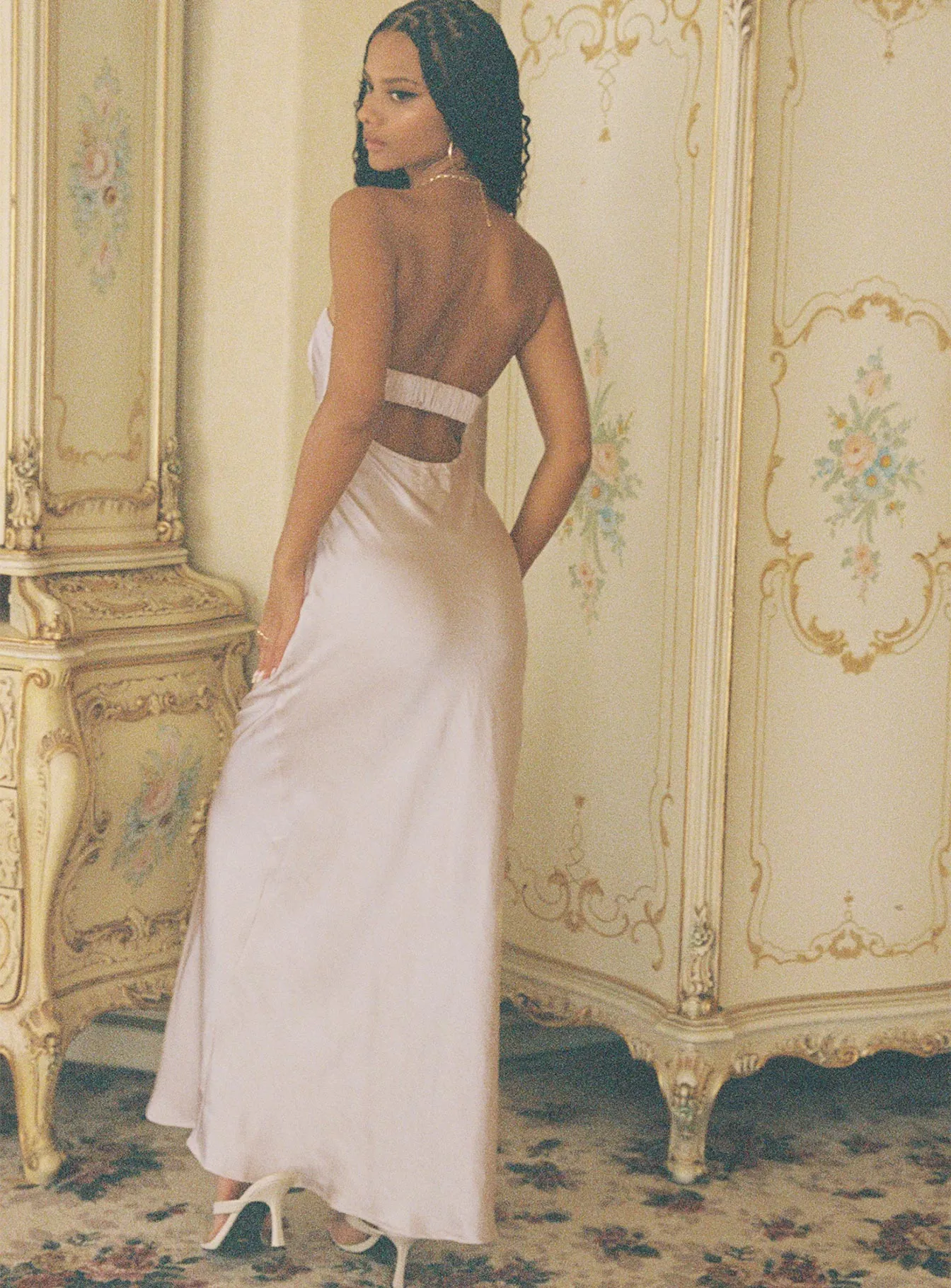 Tressie Maxi Dress Champagne Fresh Look Confident Touch