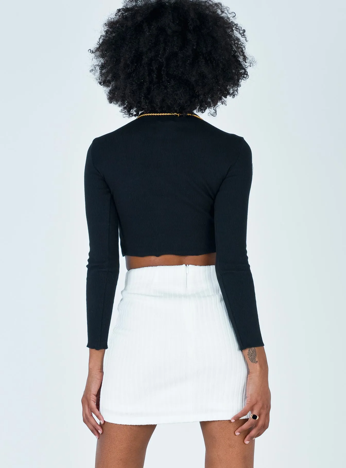 Everyday Vibe party look Human Movement Mini Skirt White