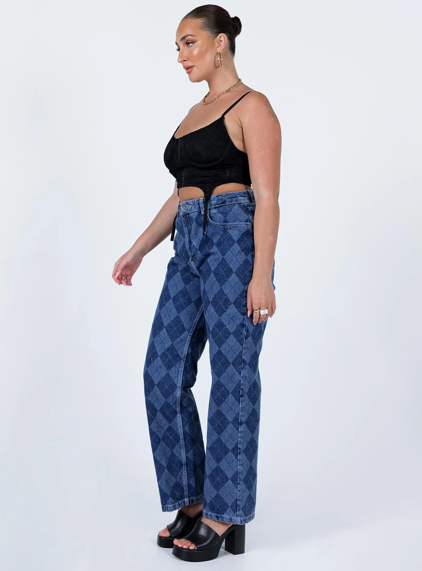 NoIrritationSeams The Ragged Priest Detention Mid/Light Blue Jeans Denim