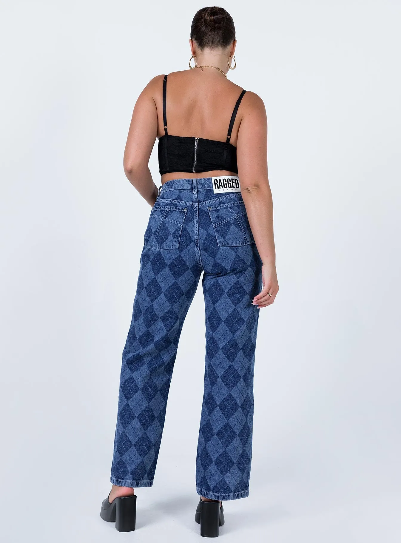 The Ragged Priest Detention Mid/Light Blue Jeans Denim LowMaintenance AbrasiveReinforcedZones