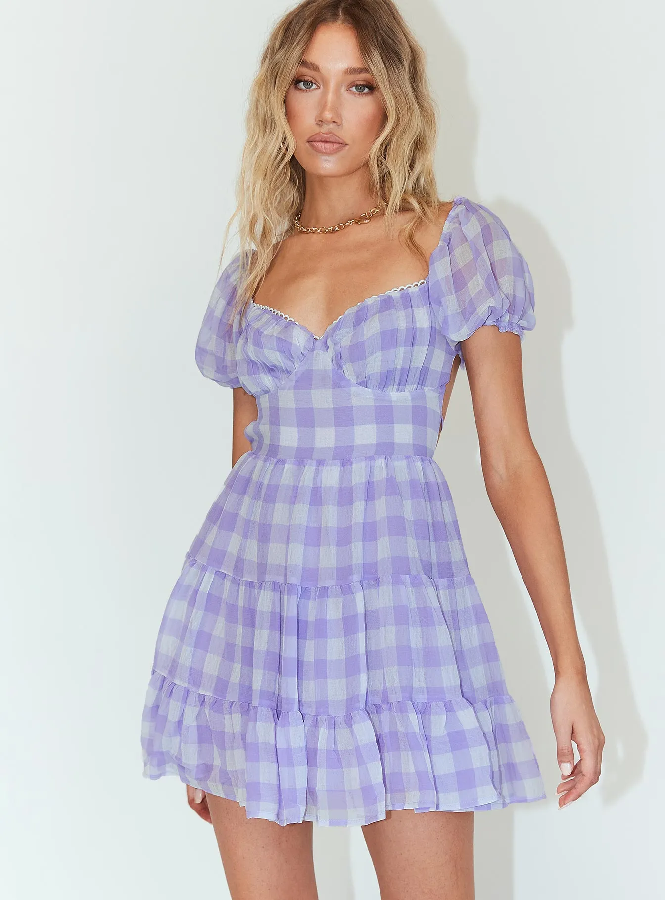 SoftTouchTexture Danny Mini Dress Lilac
