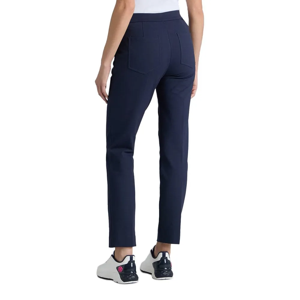 Flat Seams G/Fore Women's Double Knit Stretch Cigarette Leg Golf Pants - Twilight