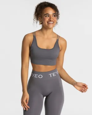 Everyday Backless Top "Graphit" Anti-pilling seams Half-sleeved