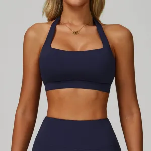 Halter Square Neck Sports Bra Surf Mood