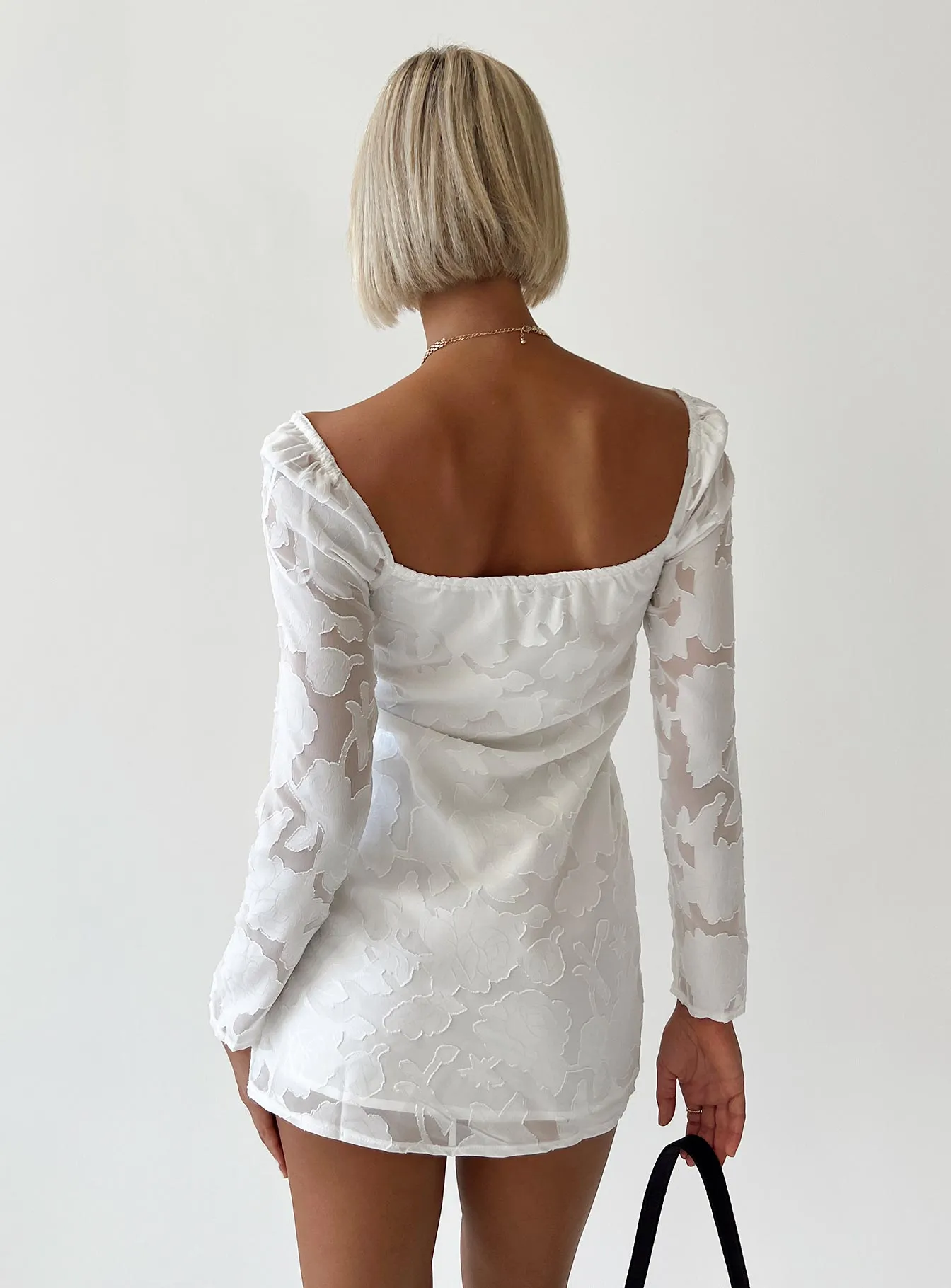 Star Power Mini Dress White Stylish Mood Flexible Fit