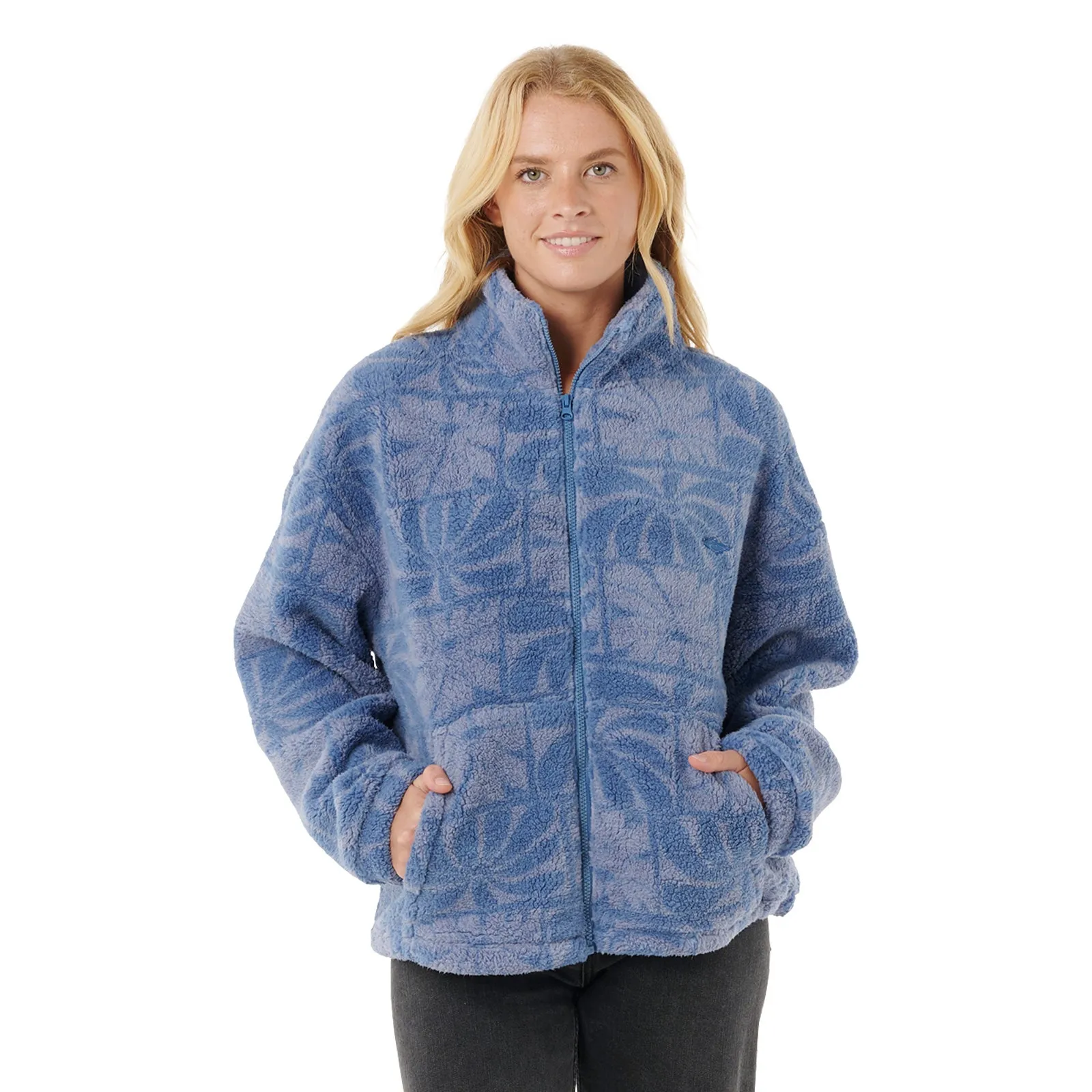 Lightweight Gear Rip Curl Womens Aots - Ty Williams Crew Neck Full Zip Fleece