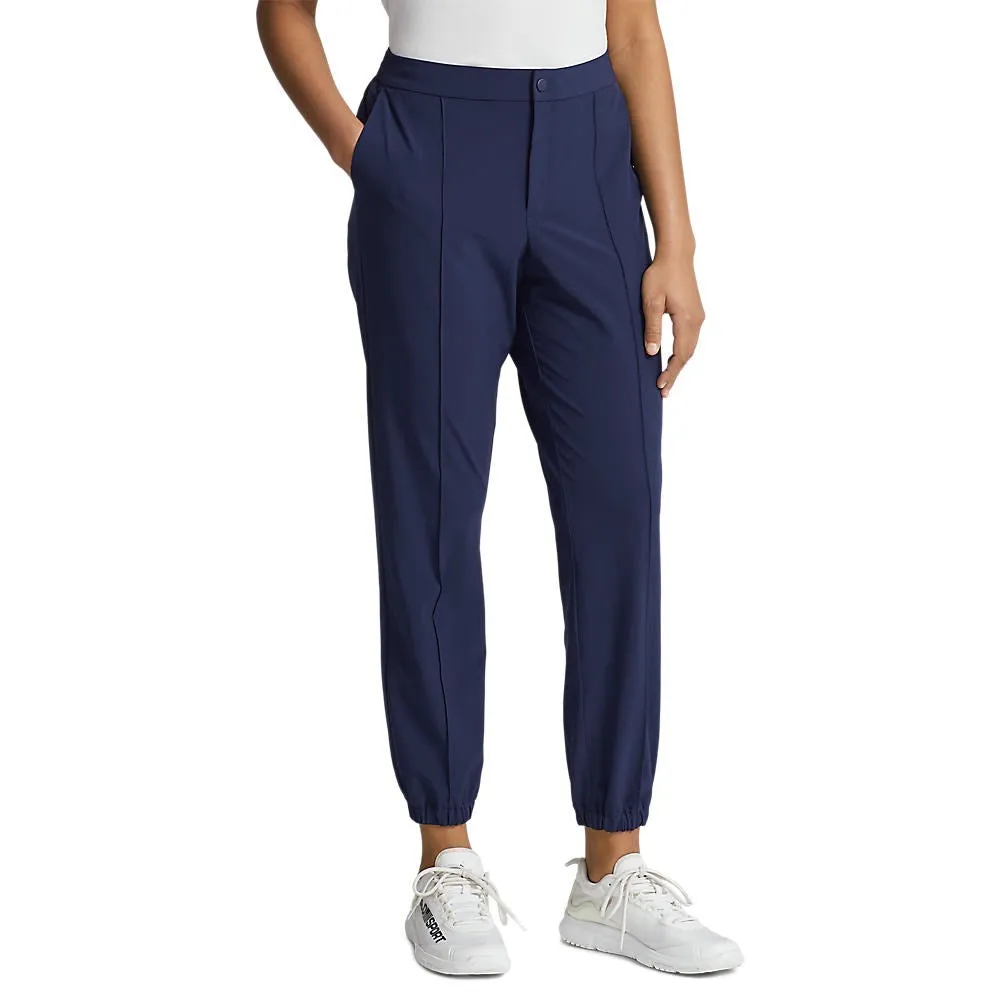 Lightweight Material Chill Ready RLX Ralph Lauren Women's 4-Way Stretch Cuffed Golf Pants - French Navy