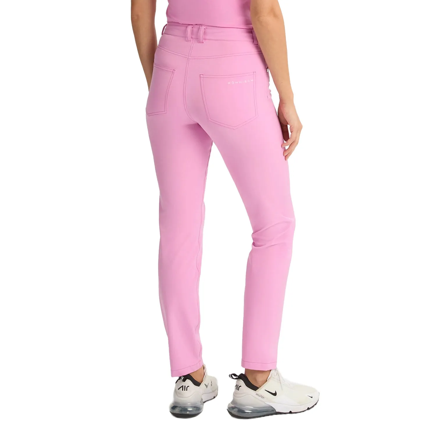 Rohnisch Women's Chie Comfort Golf Pants - Fuchsia Pink work mode