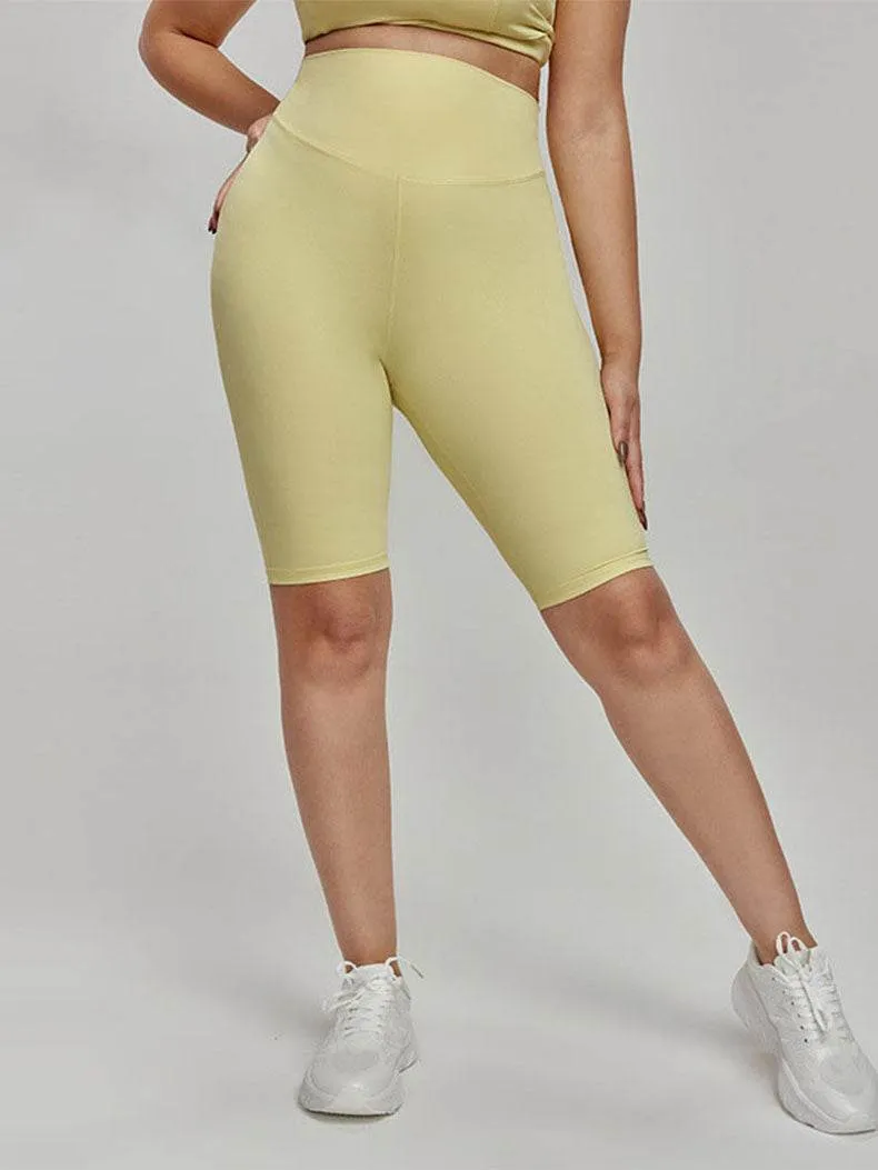 High Waisted Biker Shorts AntiPilling Technology Warm Pullover