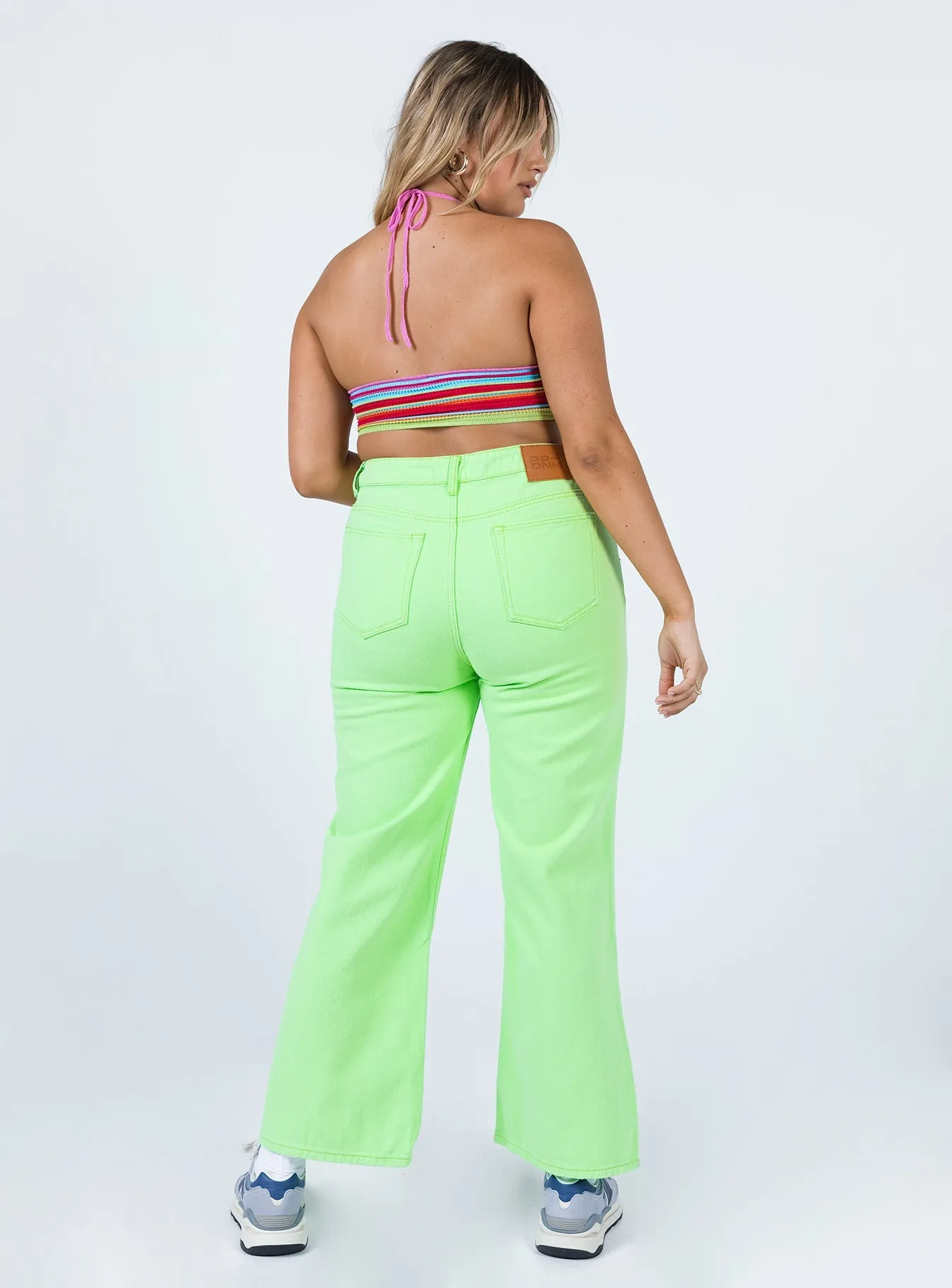 Park Day Denver Denim Jeans Lime Green