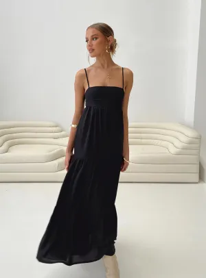 Chill Wear UV-Resistant Dunster Maxi Dress Black