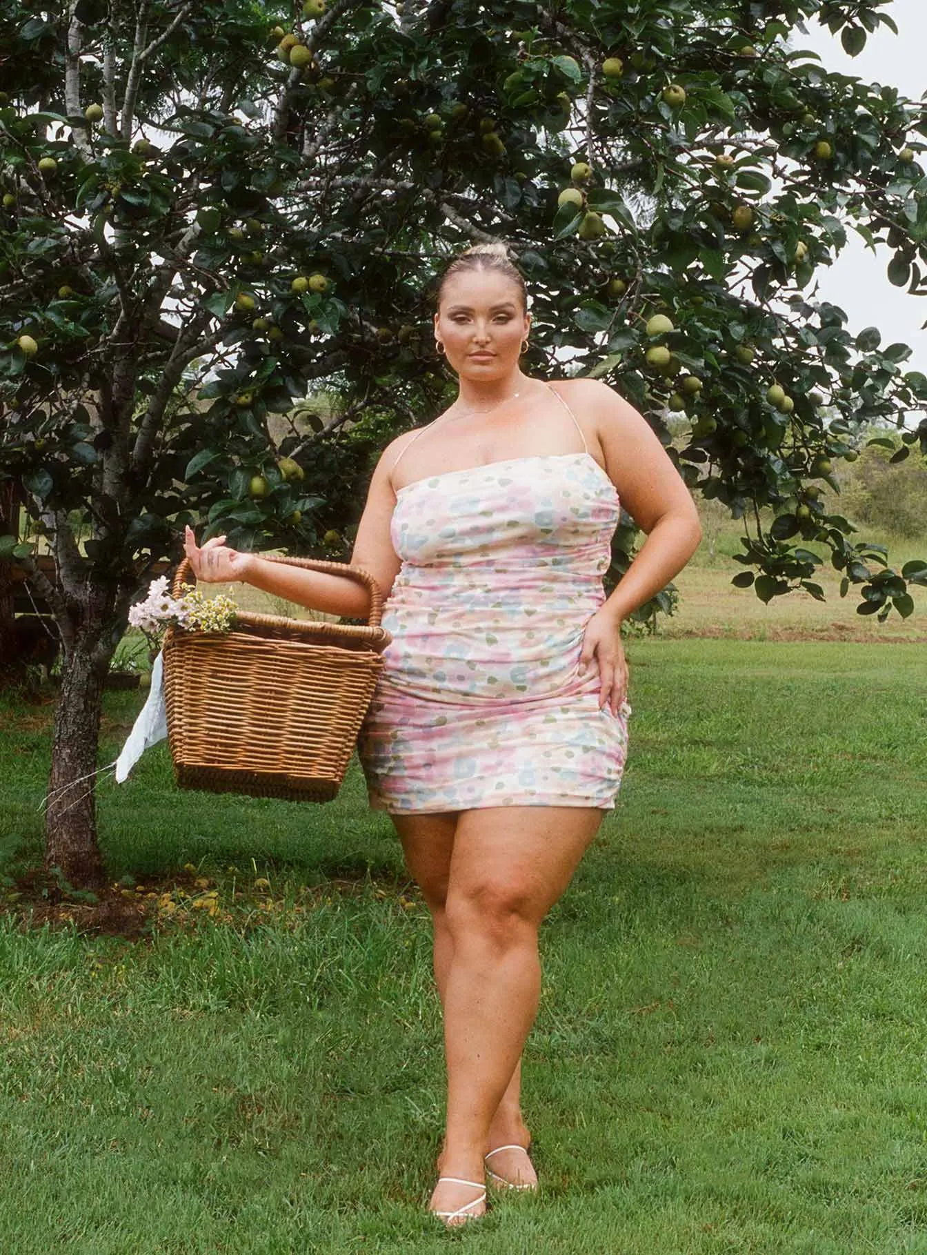 Mesh-Sleeve Hopeless Romantic Mesh Ruched Mini Dress Multi Curve