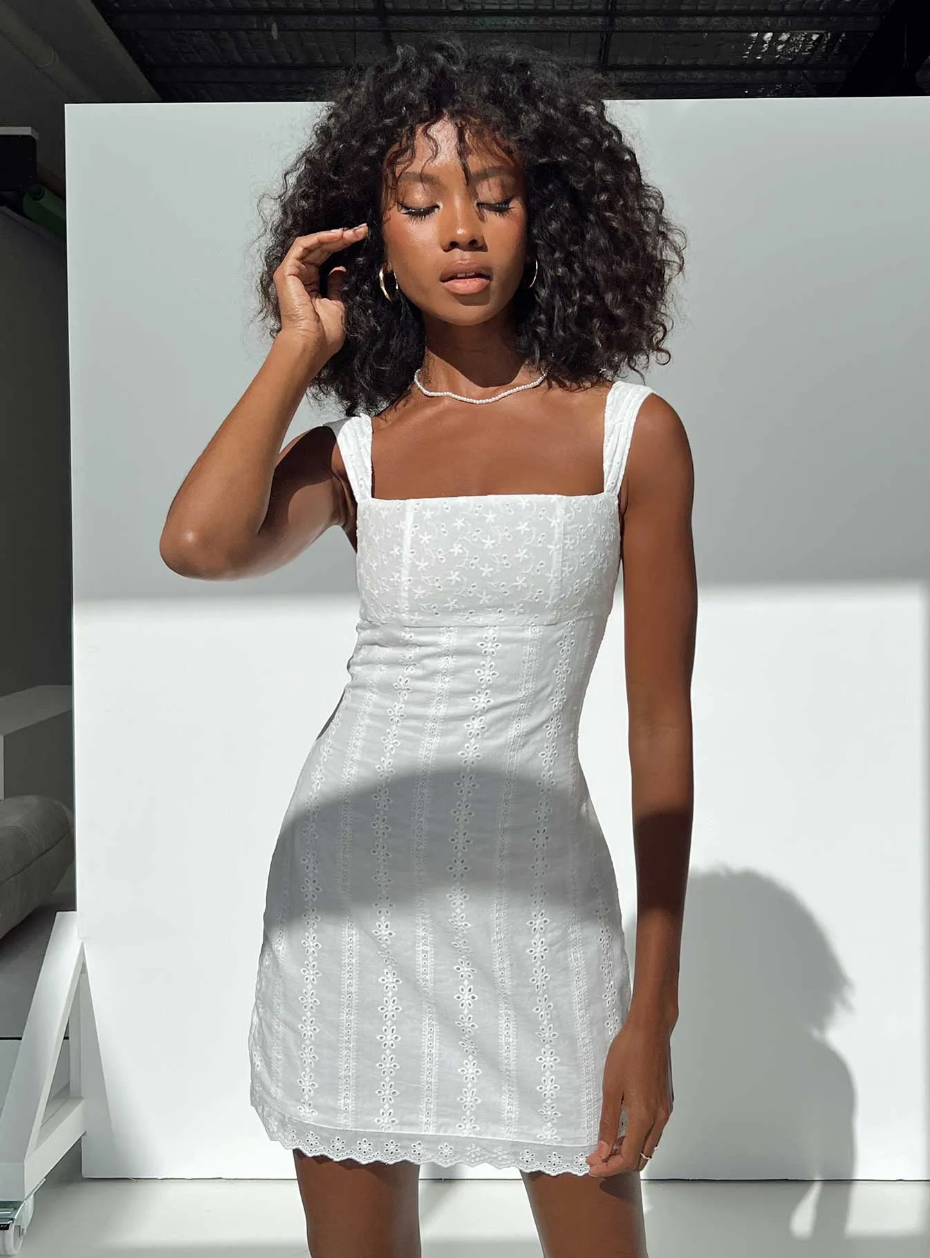 Allegro Mini Dress White Refined Mood