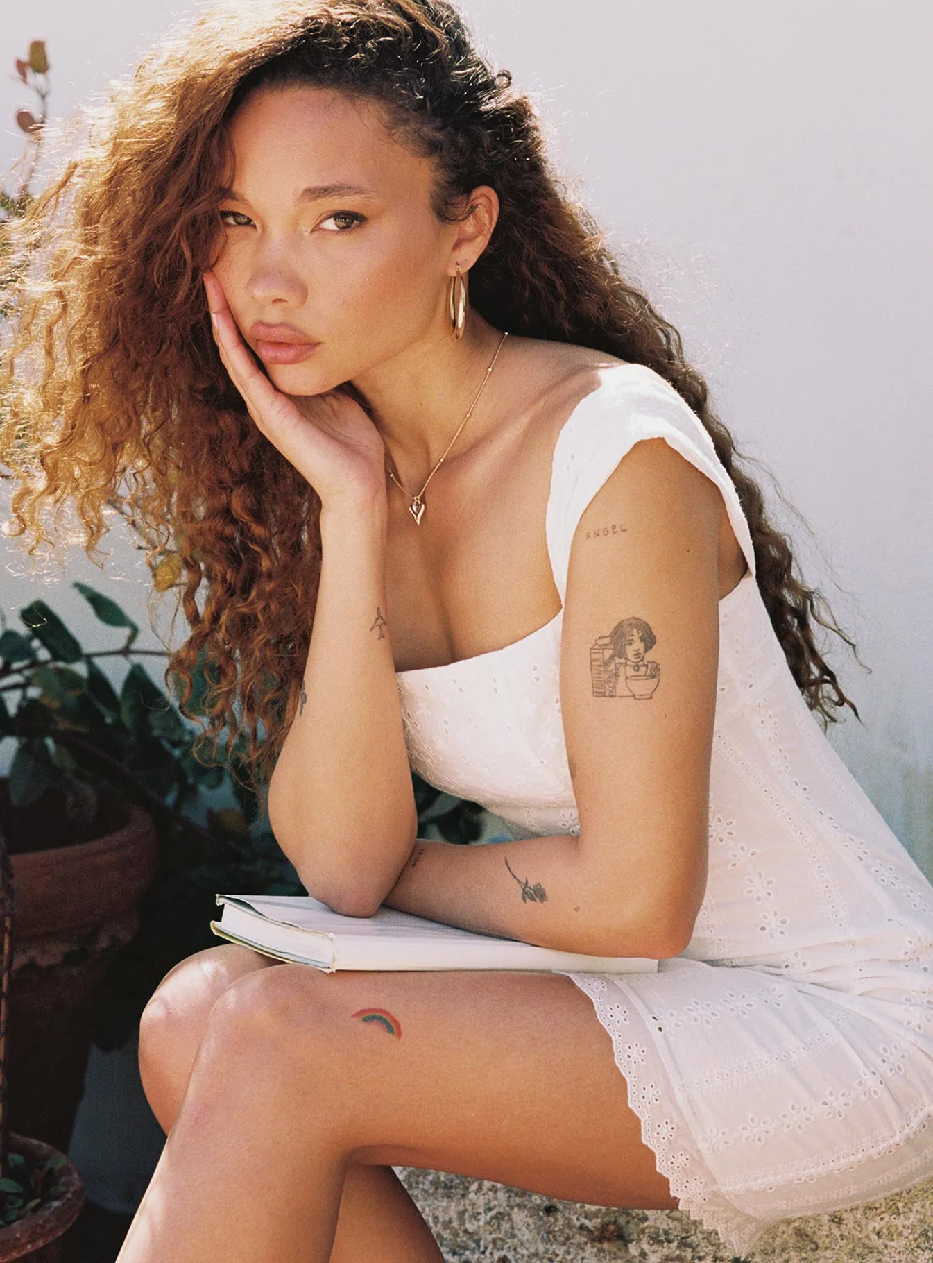 Allegro Mini Dress White Airy Base