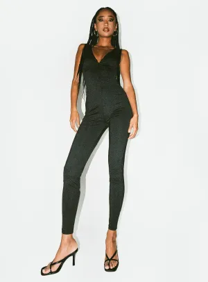 Premium Soft Zoe Jumpsuit Black