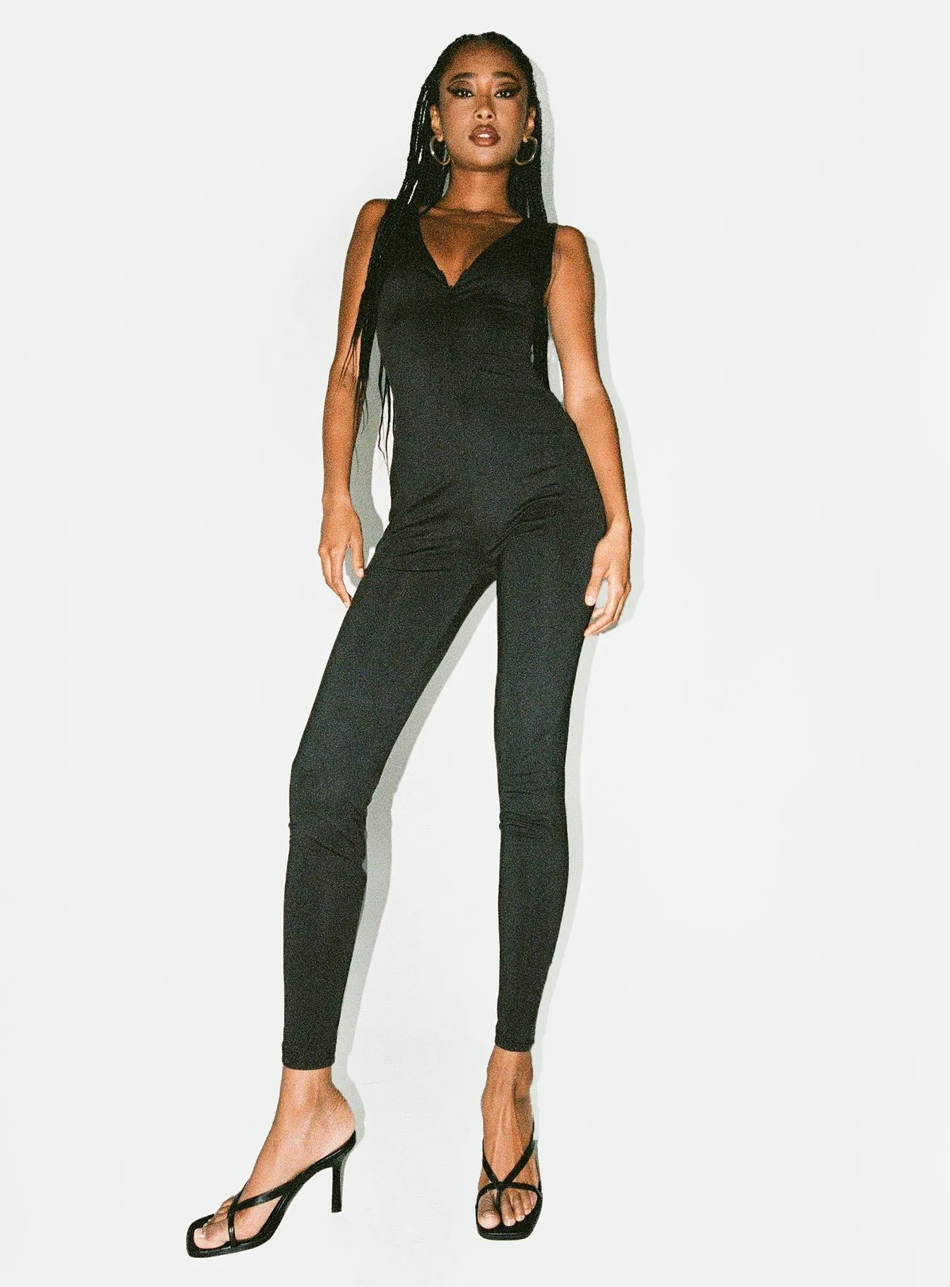 Premium Soft Zoe Jumpsuit Black
