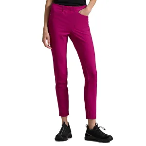 Sport Performance Body-Hugging Fit RLX Ralph Lauren Women's Eagle Stretch Twill Golf Pants - Fuchsia Berry