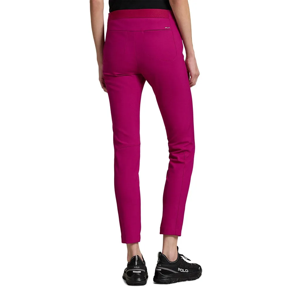 RLX Ralph Lauren Women's Eagle Stretch Twill Golf Pants - Fuchsia Berry CompressionFitFabric