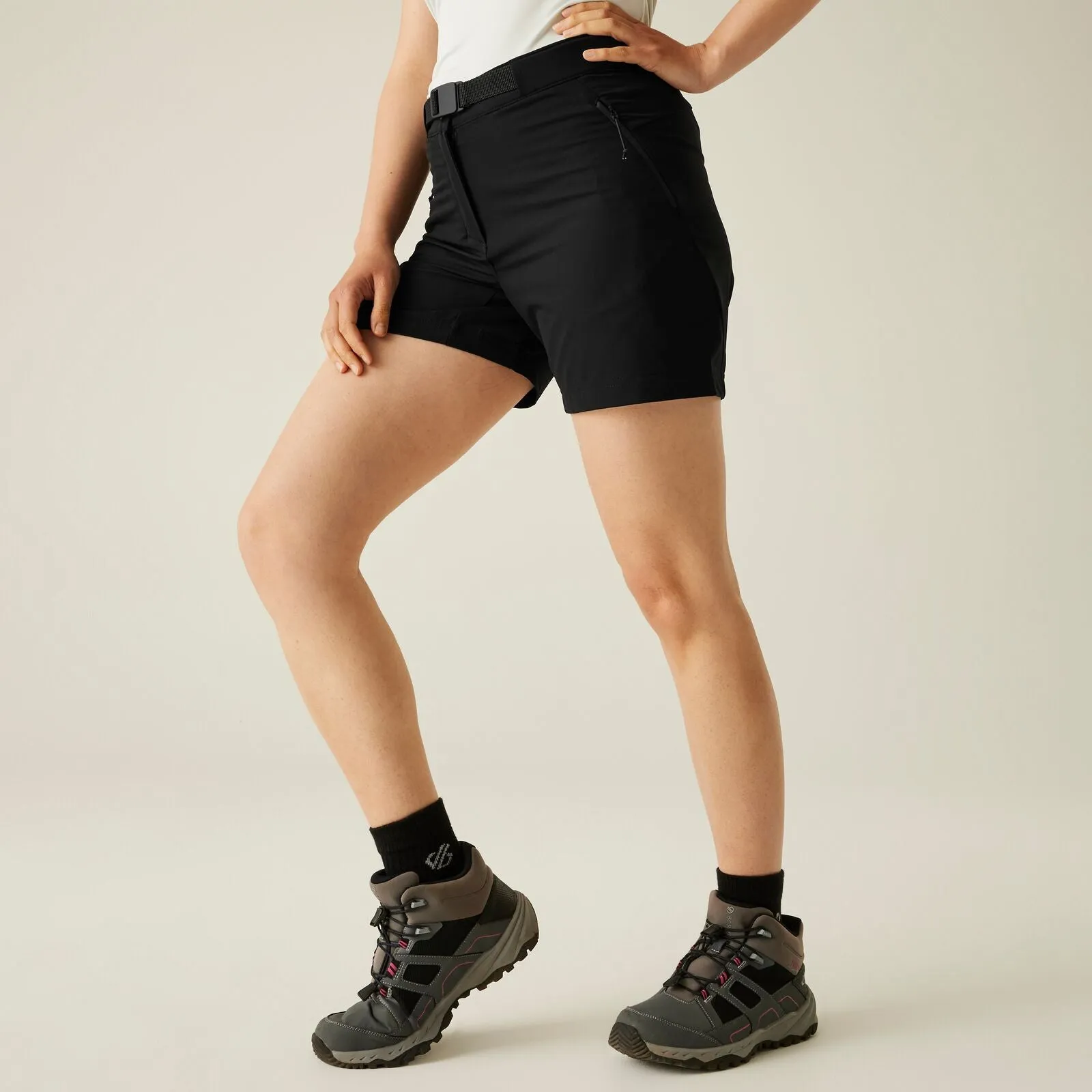 Dare 2B Womens Melodic Pro II Stretch Walking Shorts Flatlock stitching