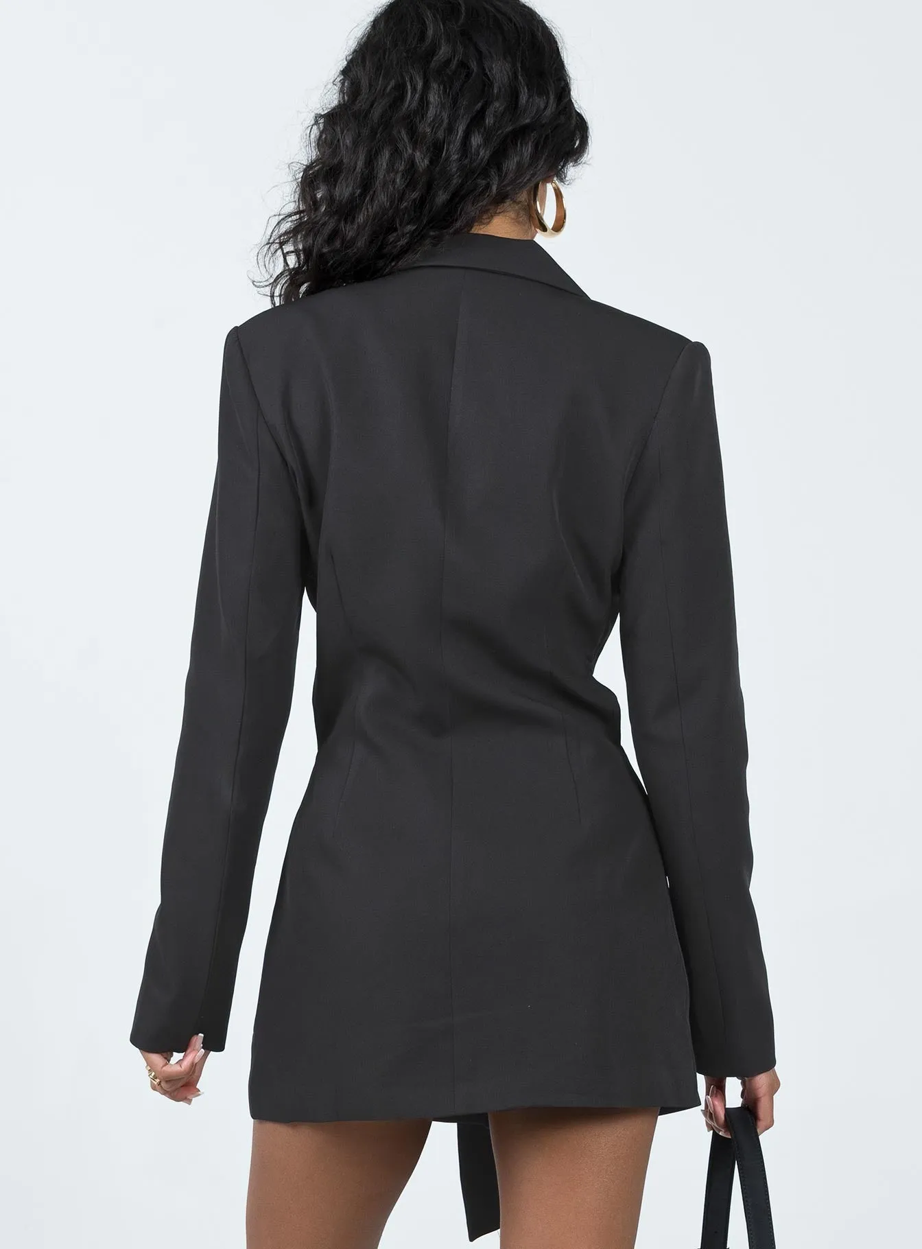 La Confidential Mini Dress Onyx Perfect Fit Look