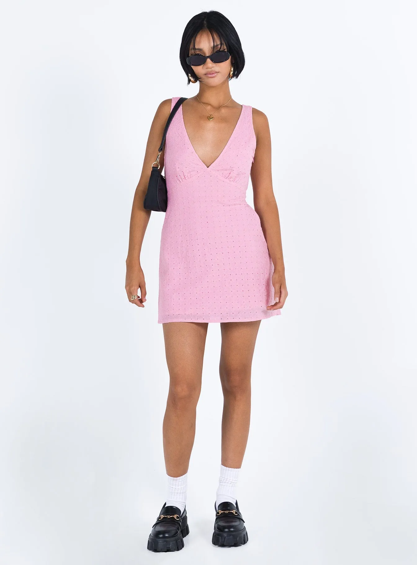Nellie Mini Dress Orchid Pink plus-size