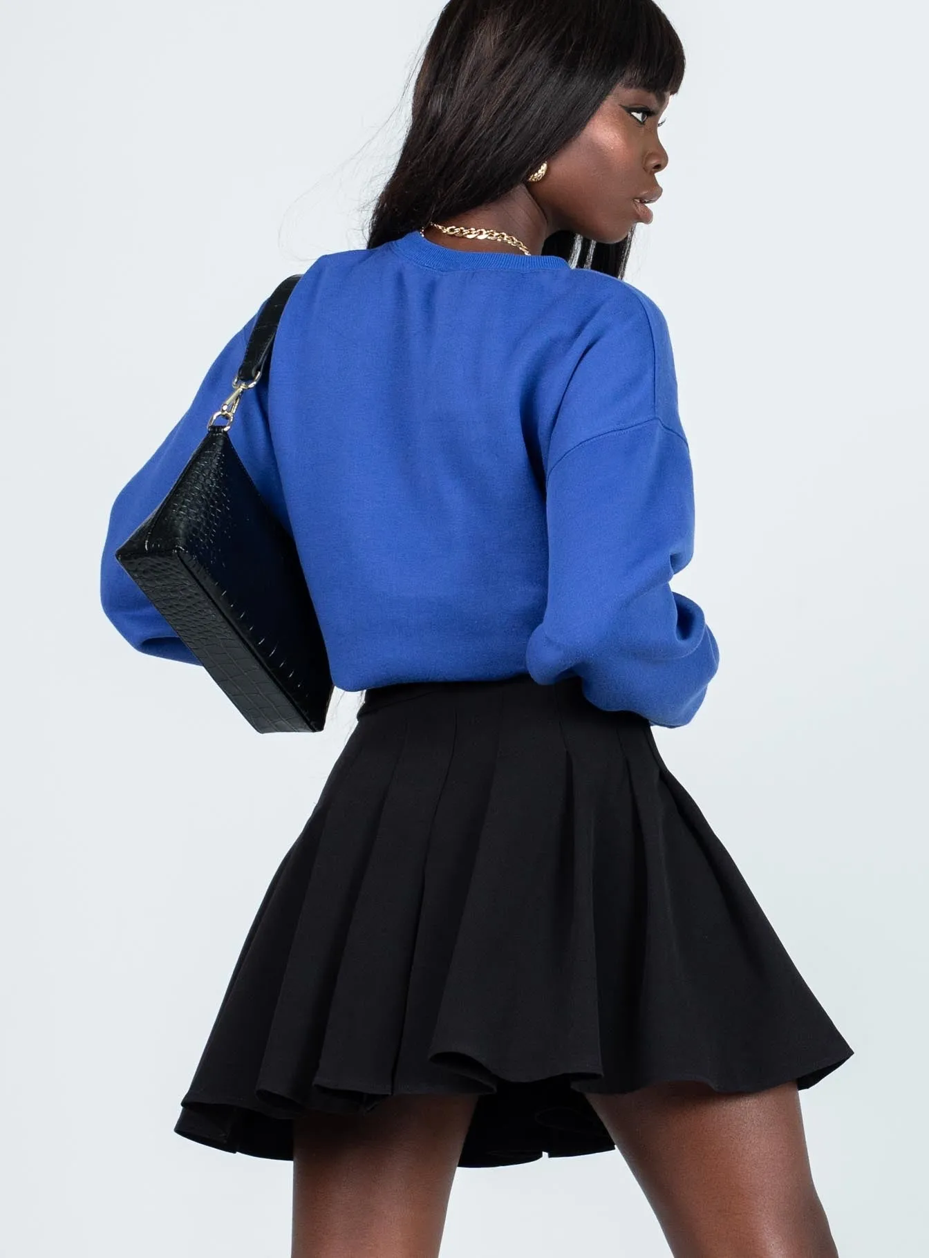 Lucid Mini Skirt Black Street Attire