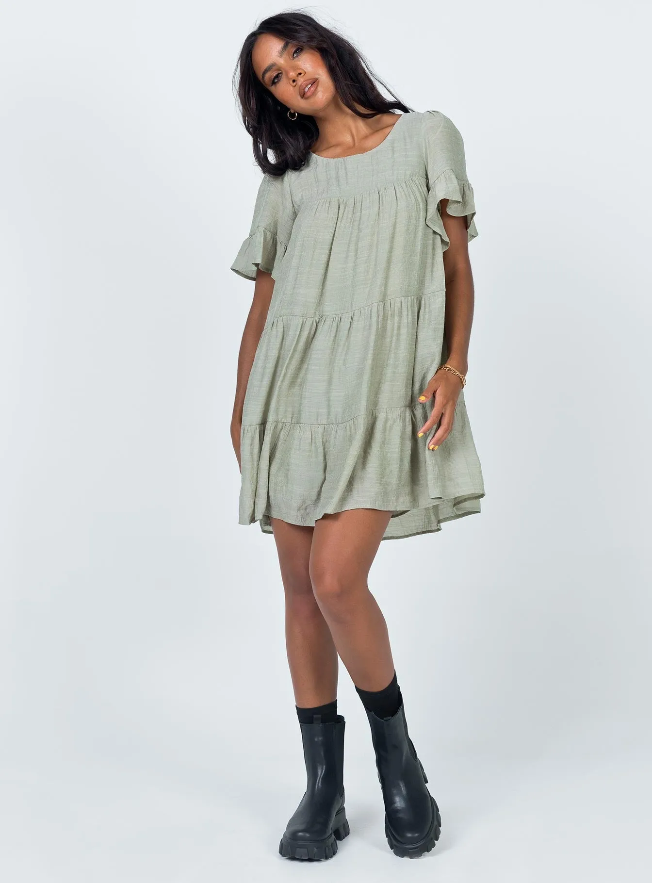 Urban Look Miami Mini Dress Sage