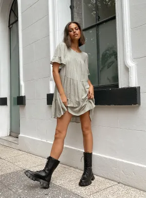 All-Day Fit Hidden Pocket Miami Mini Dress Sage