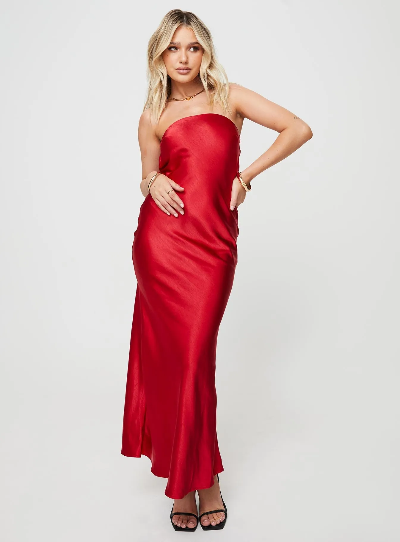 Work-to-Play Wear Light material Haley Maxi Dress Red