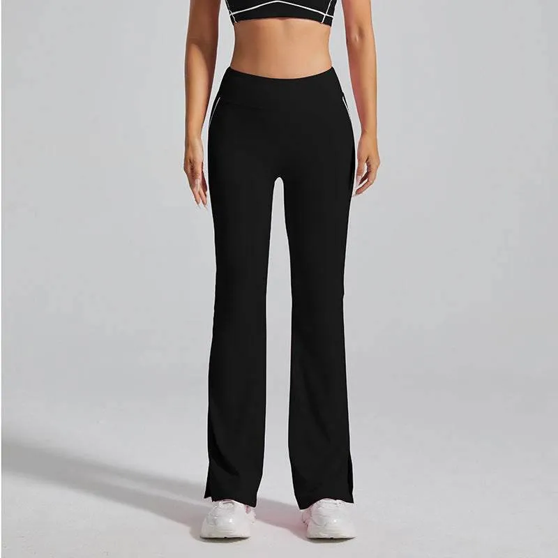 Urban Pulse SustainableBlend High Waist No Front Seam Sports Flared Pant