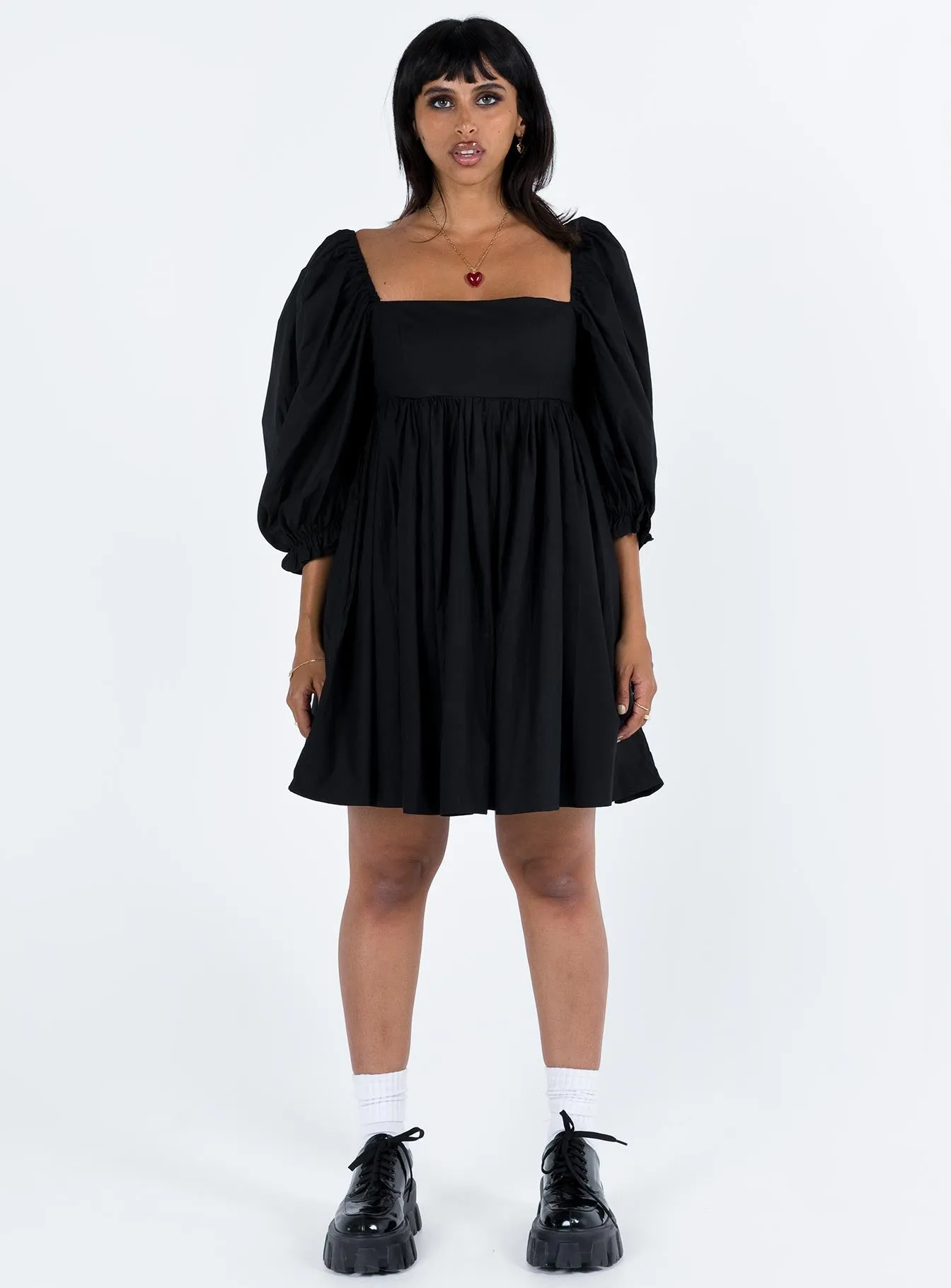 Playful design piece Bohen Mini Dress Black