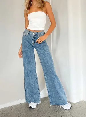 Trend Base Work Safe Clarke Low Waist Baggy Jeans Denim
