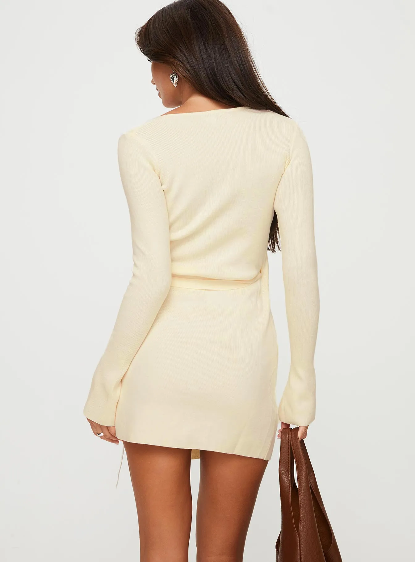 Hinkler Wrap Mini Dress Off White Bright Appeal
