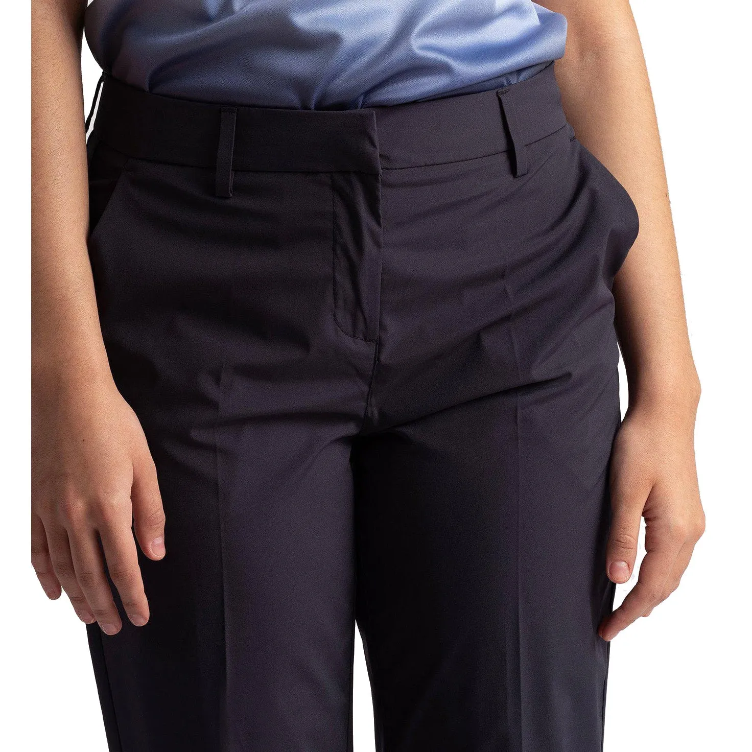 Cross Women's Rose Golf Pants - Navy Noise Reduciting Fabric Mesh Panel