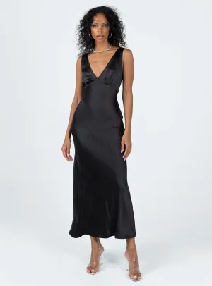 City Rhythm Nellie Maxi Dress Black