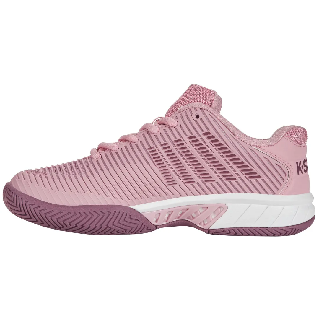 Durable Build Narrow Fit K Swiss Hypercourt 2 AC Women Tennis Shoes - Pink/Grape/Orchid Haze