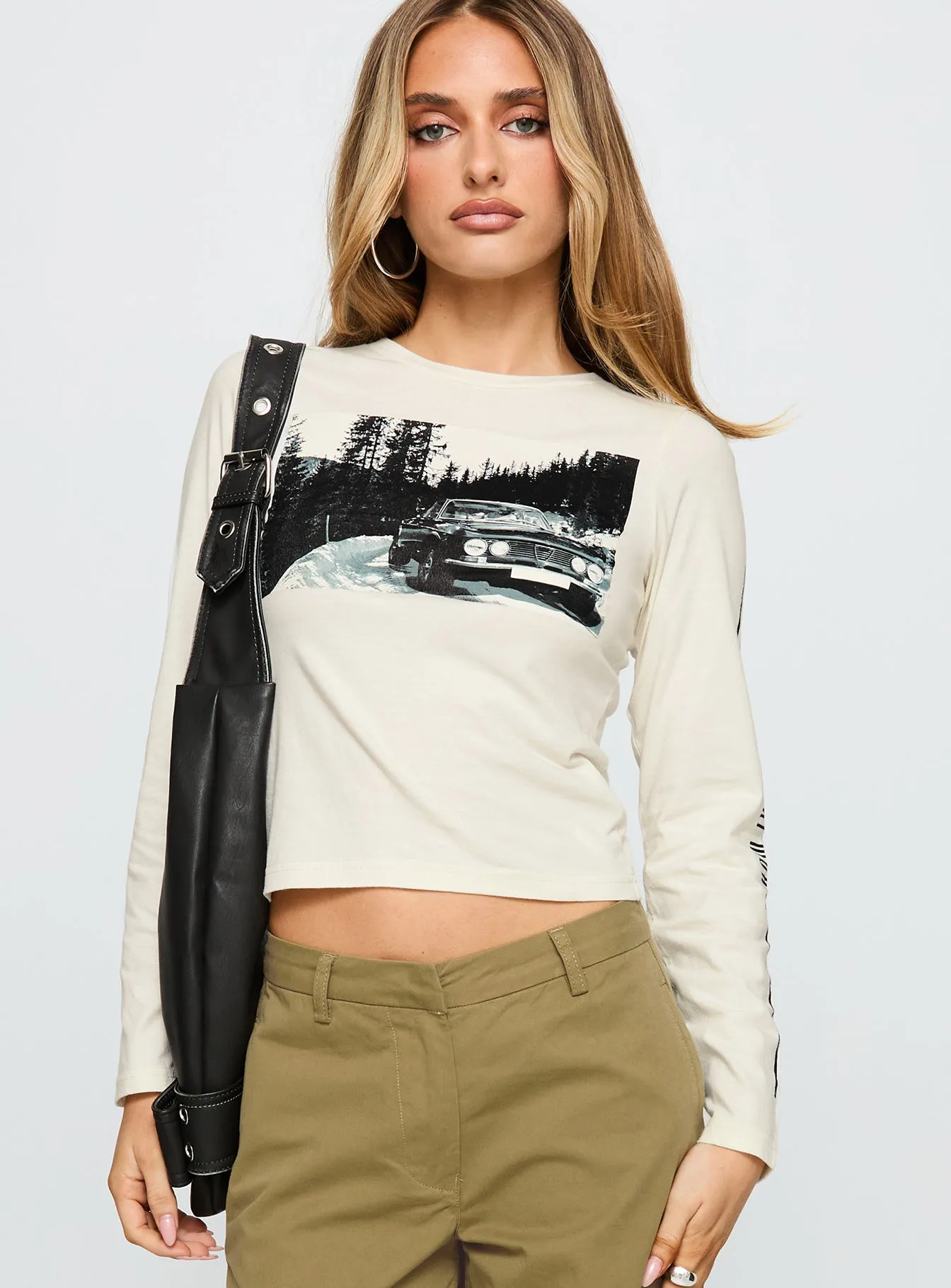 Casual Layers Soft Design Saint Moritz Long Sleeve Top Washed Marshmellow