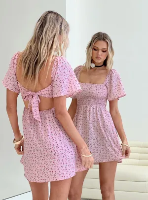 Urban appeal Walk Grace Summer Nights Mini Dress Pink Floral