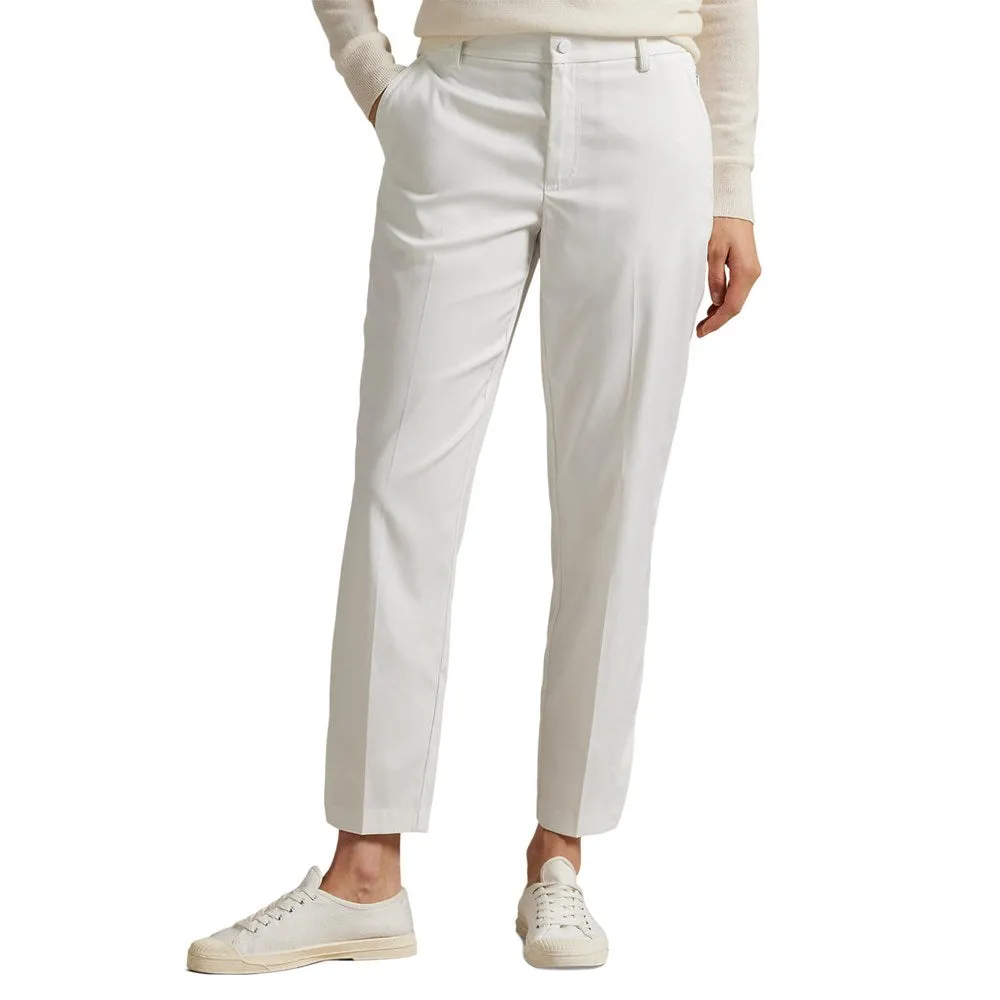 Flex Movement RLX Ralph Lauren Women's Stretch Twill 5 Pocket Golf Pants - Ceramic White