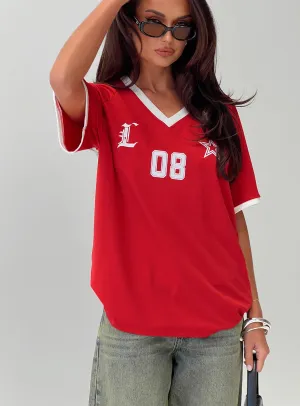 SeamFreeShoulders Versatile Style Trend Spectate Top Red