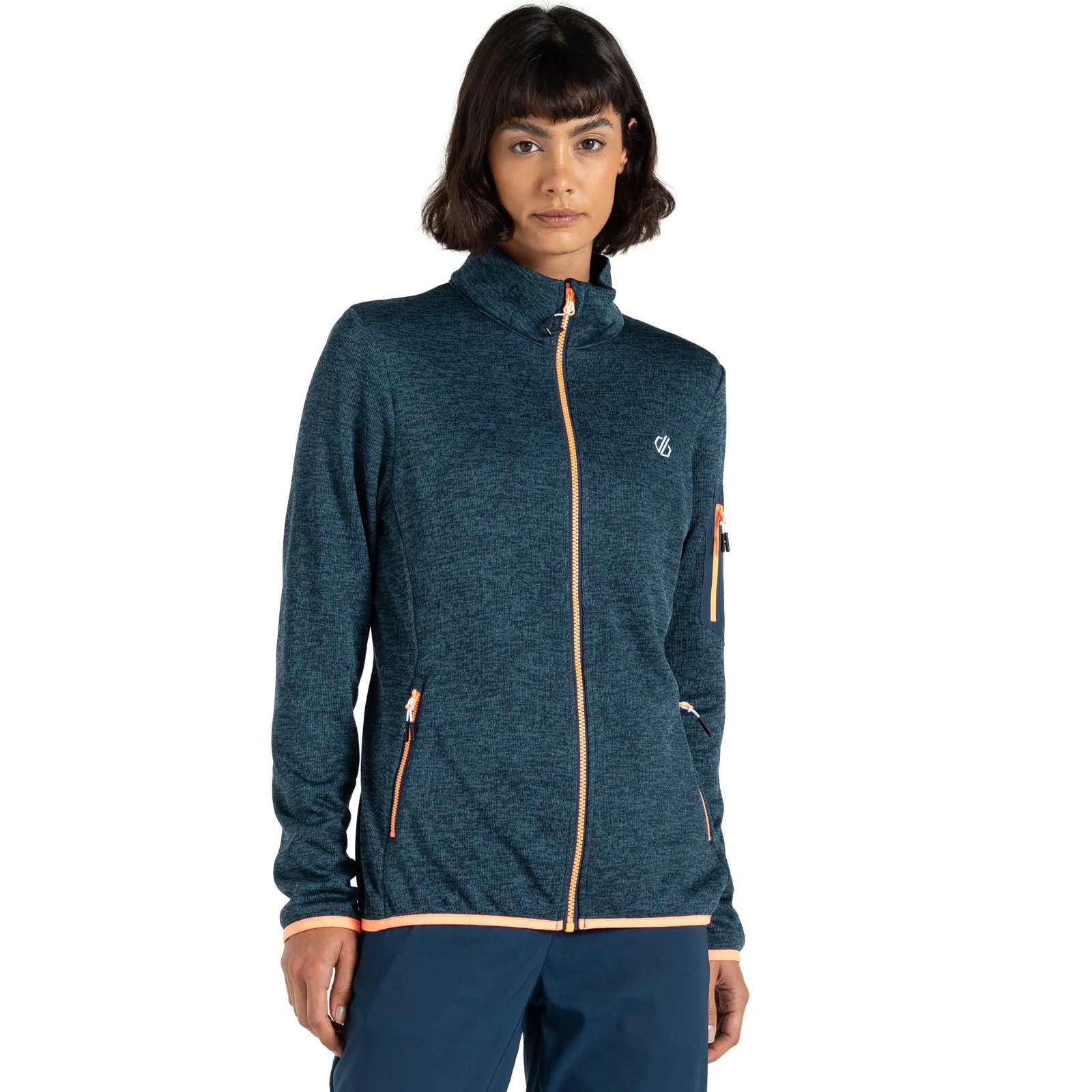 Dare 2b Womens Mountain Series Full Zip Fleece Jacket Midweek Chill Outdoor Trek