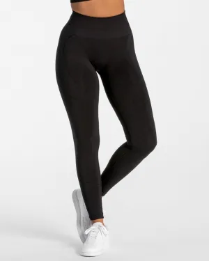 True Leggings "Schwarz" Quick drying material